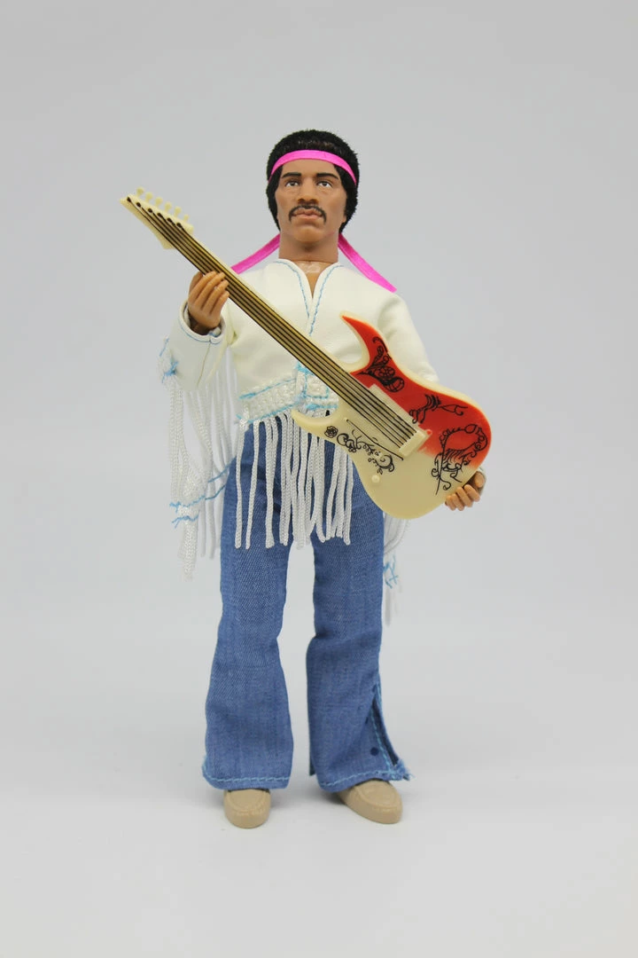 Mego Music Jimi Hendrix - Woodstock With Flocked Hair 8" Action Figure Mego Music Jimi Hendrix - Woodstock With Flocked Hair 8" Action Figure