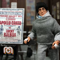 ZLC MEGO Exclusive Rocky Balboa In Training Sweatsuit 8" Action Figure All Mego 13 ZLC MEGO Exclusive Rocky Balboa In Training Sweatsuit 8