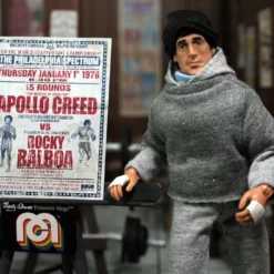 Damaged Package ZLC MEGO Exclusive Rocky Balboa In Training Sweatsuit 8