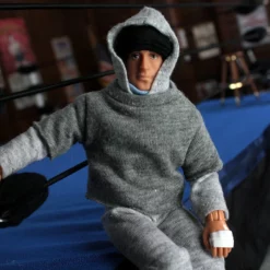 ZLC MEGO Exclusive Rocky Balboa In Training Sweatsuit 8" Action Figure All Mego 12 ZLC MEGO Exclusive Rocky Balboa In Training Sweatsuit 8
