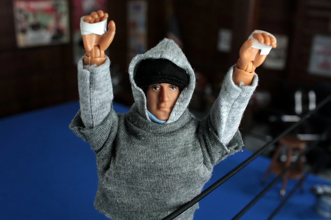 ZLC MEGO Exclusive Rocky Balboa In Training Sweatsuit 8" Action Figure All Mego ZLC MEGO Exclusive Rocky Balboa In Training Sweatsuit 8" Action Figure All Mego