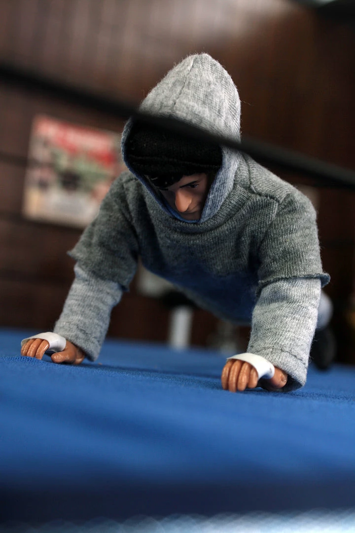 ZLC MEGO Exclusive Rocky Balboa In Training Sweatsuit 8" Action Figure All Mego ZLC MEGO Exclusive Rocky Balboa In Training Sweatsuit 8" Action Figure All Mego