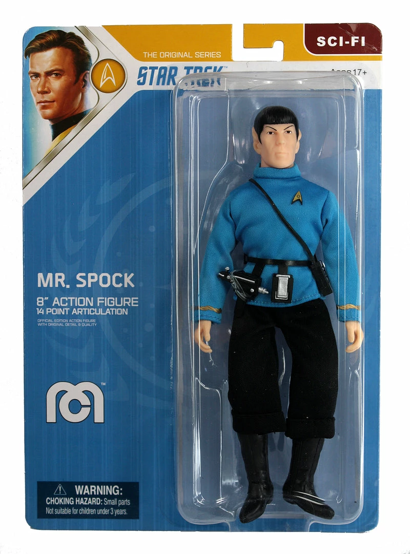All Mego Mego Star Trek Wave 14 - Spock (55th Anniversary) 8" Action Figure All Mego Mego Star Trek Wave 14 - Spock (55th Anniversary) 8" Action Figure