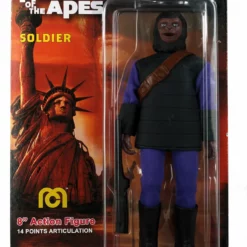 Mego Planet Of The Apes Wave 14 - Soldier Ape With Brown Bandolier 8" Action Figure