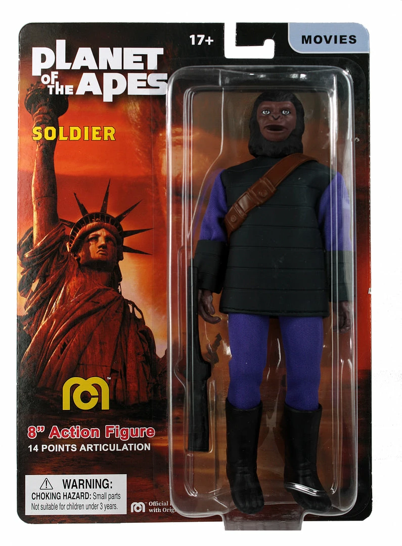 Mego Planet Of The Apes Wave 14 - Soldier Ape With Brown Bandolier 8" Action Figure Mego Planet Of The Apes Wave 14 - Soldier Ape With Brown Bandolier 8" Action Figure