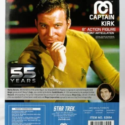 Mego Star Trek Wave 14 - Captain Kirk (New Head Sculpt) 8" Action Figure All Mego 4 Mego Star Trek Wave 14 - Captain Kirk (New Head Sculpt) 8