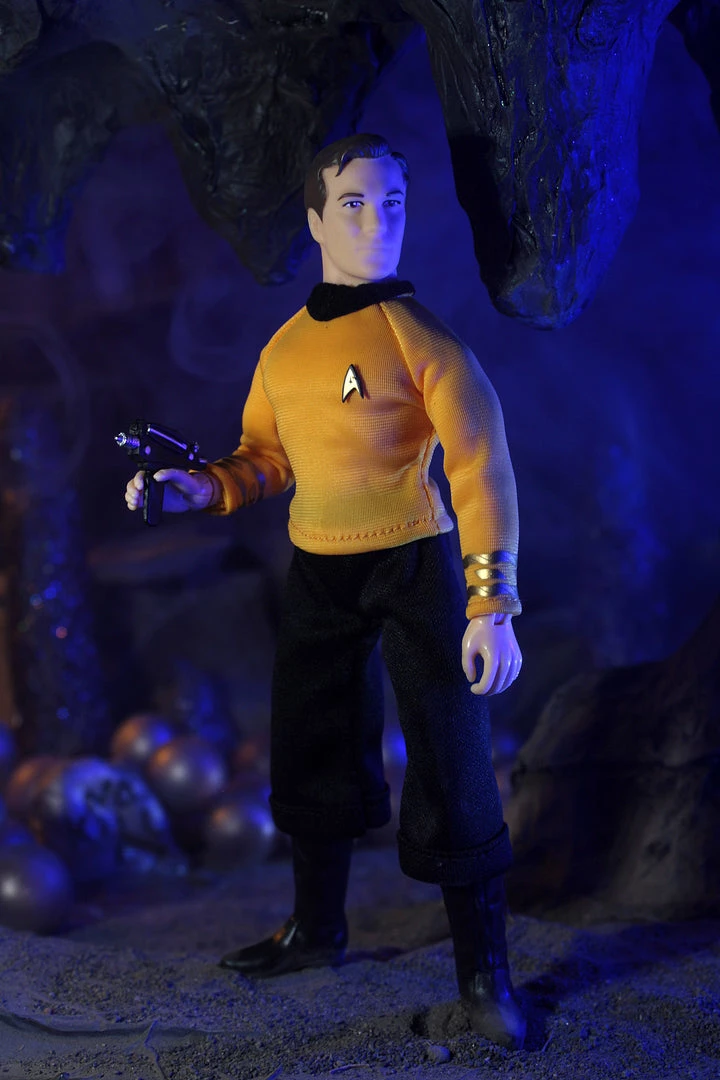 Mego Star Trek Wave 14 - Captain Kirk (New Head Sculpt) 8" Action Figure All Mego Mego Star Trek Wave 14 - Captain Kirk (New Head Sculpt) 8" Action Figure All Mego