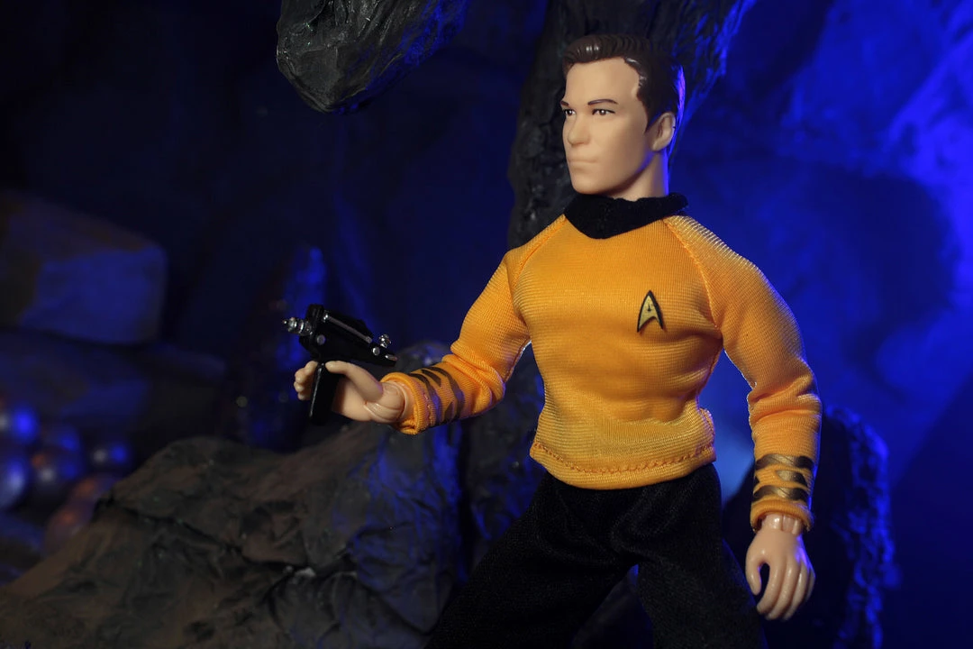 Mego Star Trek Wave 14 - Captain Kirk (New Head Sculpt) 8" Action Figure All Mego Mego Star Trek Wave 14 - Captain Kirk (New Head Sculpt) 8" Action Figure All Mego