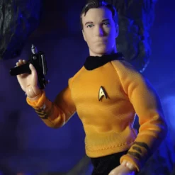 Mego Star Trek Wave 14 - Captain Kirk (New Head Sculpt) 8" Action Figure All Mego 9 Mego Star Trek Wave 14 - Captain Kirk (New Head Sculpt) 8
