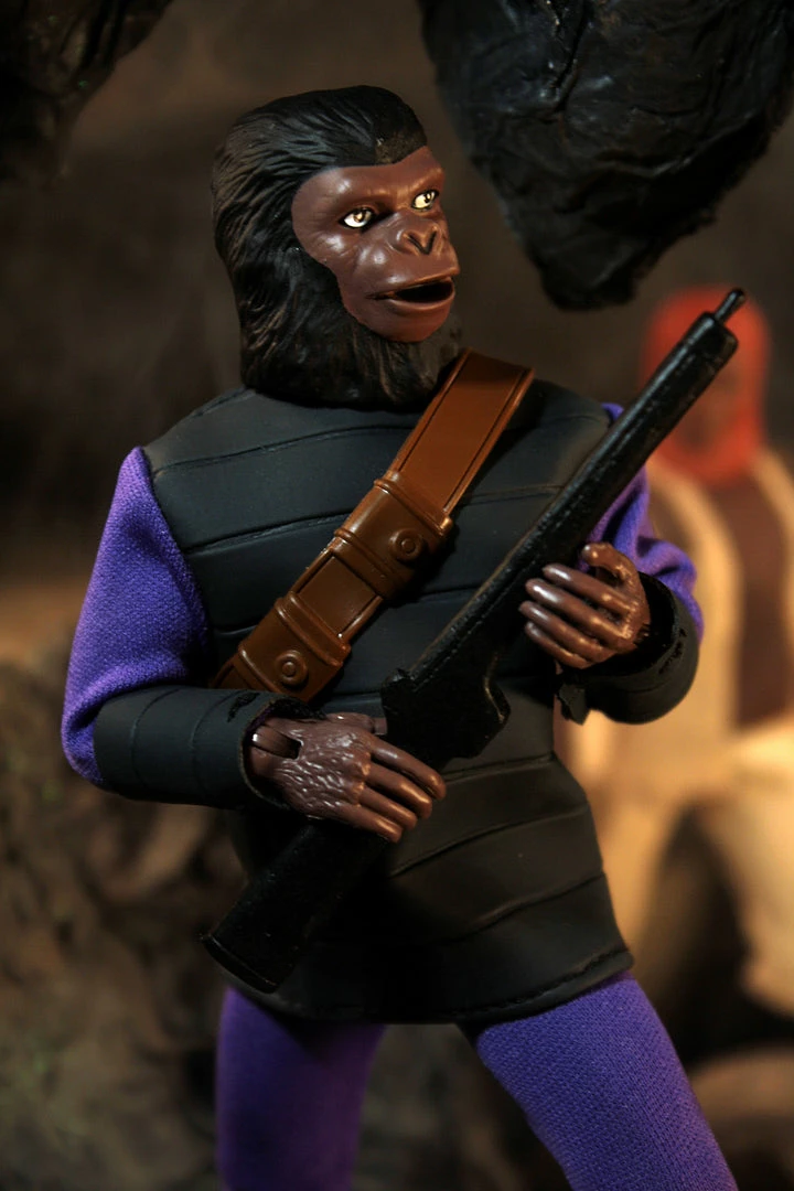 Mego Planet Of The Apes Wave 14 - Soldier Ape With Brown Bandolier 8" Action Figure Mego Planet Of The Apes Wave 14 - Soldier Ape With Brown Bandolier 8" Action Figure