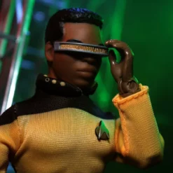 Mego Star Trek Wave 14 - La Forge 8" Action Figure All Mego 9 Mego Star Trek Wave 14 - La Forge 8