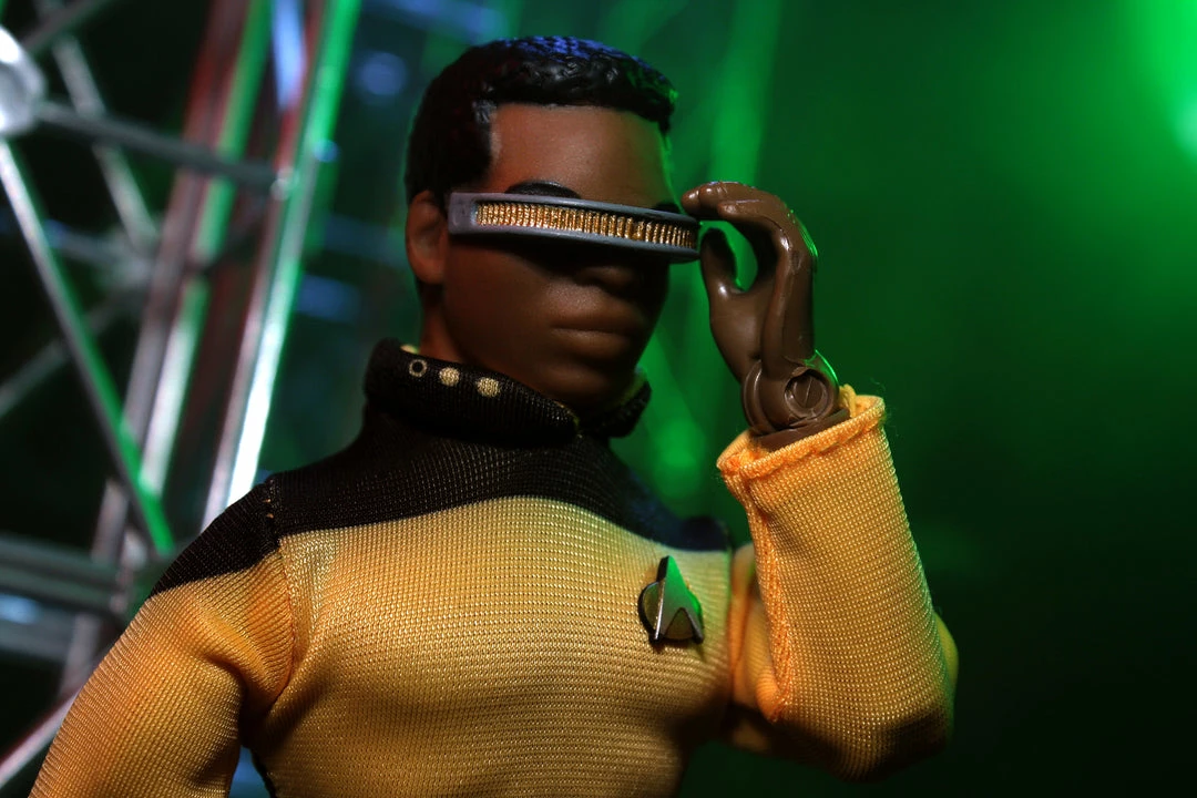 Mego Star Trek Wave 14 - La Forge 8" Action Figure All Mego Mego Star Trek Wave 14 - La Forge 8" Action Figure All Mego