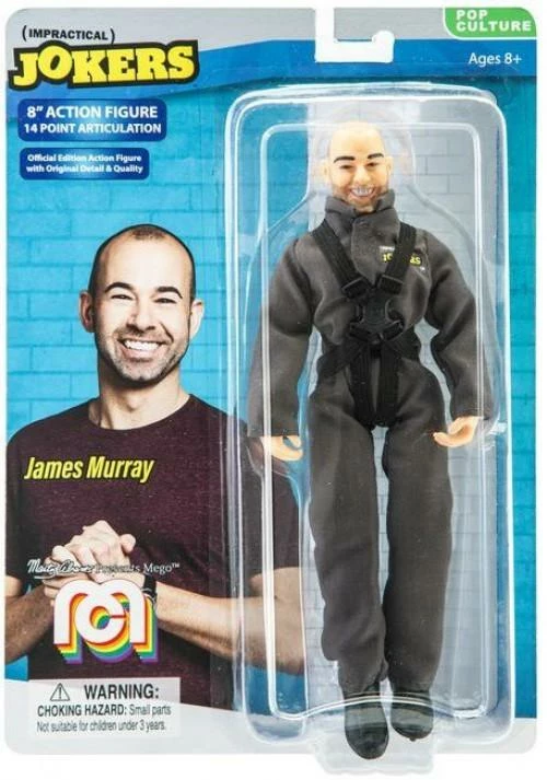 Clearance Damaged Package Damaged Package Mego Impractical Jokers Pop Culture James Murray 8" Action Figure Clearance Damaged Package Damaged Package Mego Impractical Jokers Pop Culture James Murray 8" Action Figure