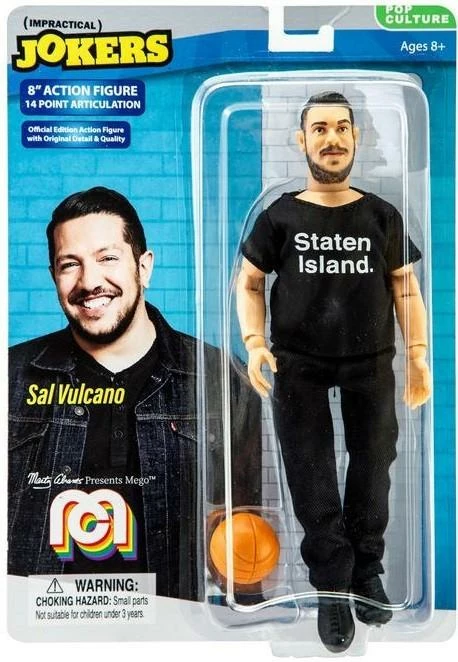 Mego Impractical Jokers Pop Culture Sal Vulcano 8" Action Figure All Mego