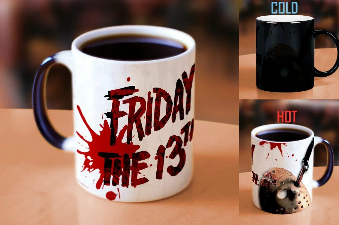 Trend Setters Friday The 13th (Blood Splatter) Morphing Mugs Heat-Sensitive Mug Trend Setters Friday The 13th (Blood Splatter) Morphing Mugs Heat-Sensitive Mug