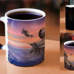 Trend Setters Star Wars (The Mandalorian™ – The Escort) Morphing Mugs® Heat-Sensitive Mug