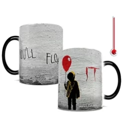 Trend Setters IT (You'll Float Too) Horror Morphing Mugs Heat-Sensitive Mug