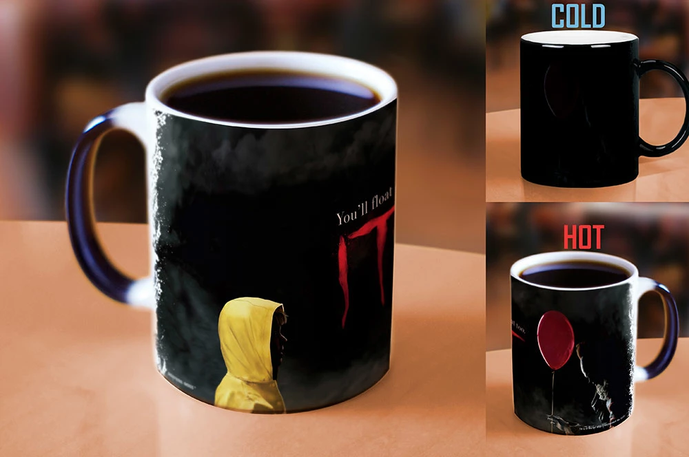 Trend Setters IT (Pennywise And Georgie) Horror Morphing Mugs Heat-Sensitive Mug Trend Setters IT (Pennywise And Georgie) Horror Morphing Mugs Heat-Sensitive Mug
