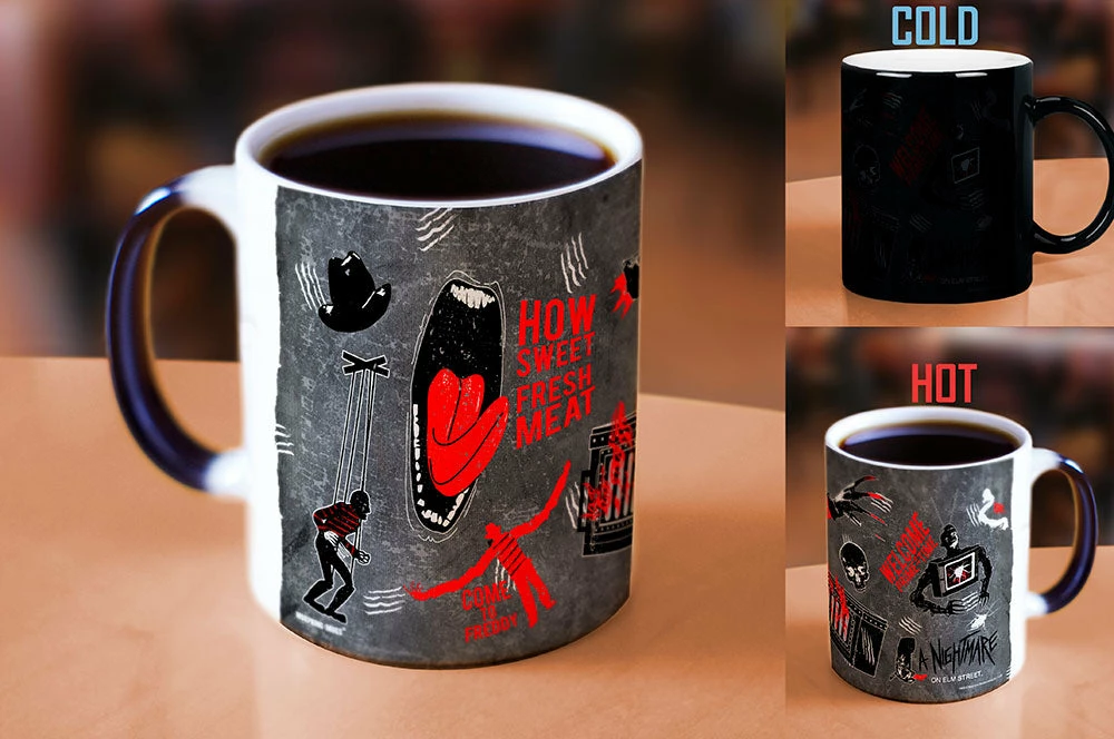 Trend Setters Nightmare On Elm Street (How Sweet Fresh Meat) Morphing Mugs Trend Setters Nightmare On Elm Street (How Sweet Fresh Meat) Morphing Mugs