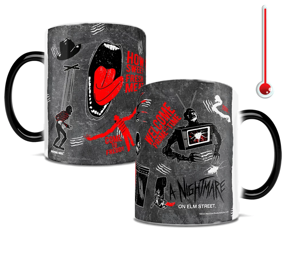 Trend Setters Nightmare On Elm Street (How Sweet Fresh Meat) Morphing Mugs Trend Setters Nightmare On Elm Street (How Sweet Fresh Meat) Morphing Mugs