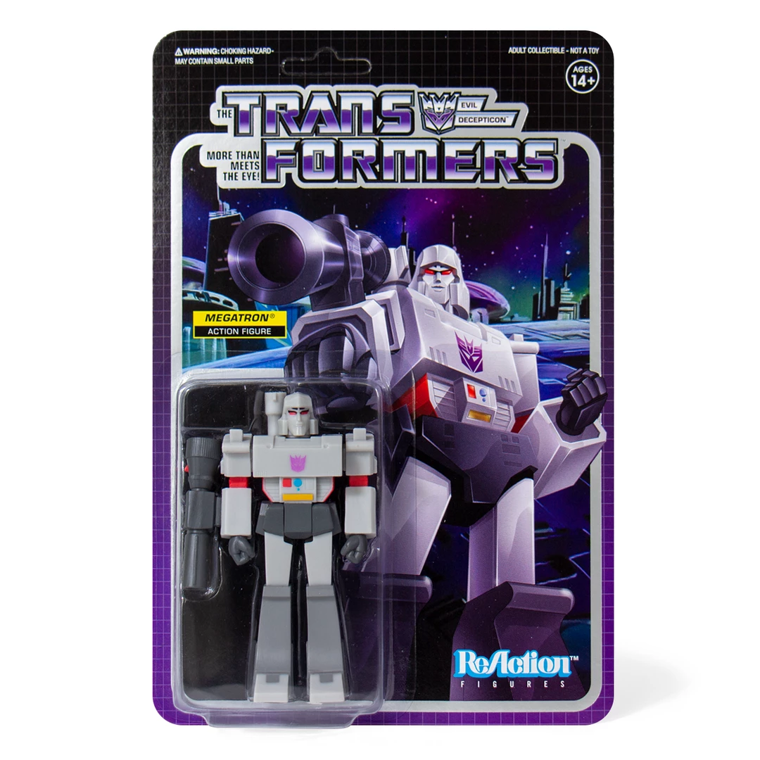 Super 7 Transformers ReAction Figure - Megatron Super 7 Transformers ReAction Figure - Megatron
