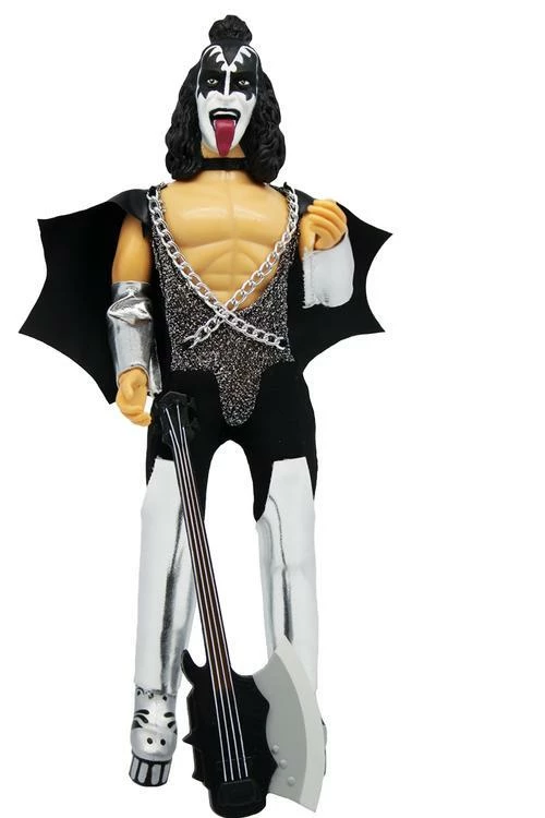 Damaged Package Mego Music Icons KISS Gene Simmons 8" Action Figure The Demon Clearance Damaged Package
