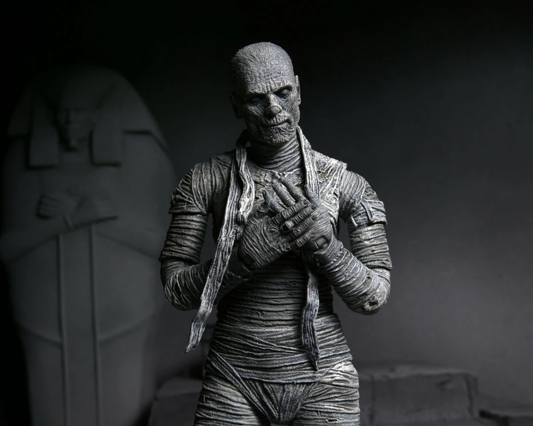 NECA - Universal Monsters - Ultimate Mummy (B&W) 7" Action Figure (Pre-Order Ships June) Mego NECA - Universal Monsters - Ultimate Mummy (B&W) 7" Action Figure (Pre-Order Ships June) Mego