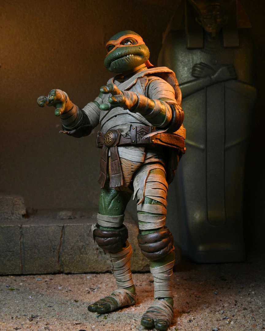 NECA - Universal Monsters X TMNT - Ultimate Michelangelo Mummy 7" Action Figure (Pre-Order Ships October) Mego NECA - Universal Monsters X TMNT - Ultimate Michelangelo Mummy 7" Action Figure (Pre-Order Ships October) Mego