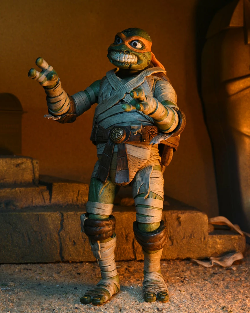 NECA - Universal Monsters X TMNT - Ultimate Michelangelo Mummy 7" Action Figure (Pre-Order Ships October) Mego NECA - Universal Monsters X TMNT - Ultimate Michelangelo Mummy 7" Action Figure (Pre-Order Ships October) Mego