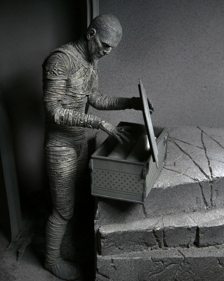 NECA - Universal Monsters - Ultimate Mummy (B&W) 7" Action Figure (Pre-Order Ships June) Mego NECA - Universal Monsters - Ultimate Mummy (B&W) 7" Action Figure (Pre-Order Ships June) Mego
