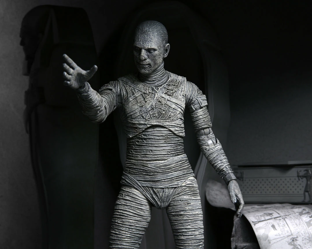 NECA - Universal Monsters - Ultimate Mummy (B&W) 7" Action Figure (Pre-Order Ships June) Mego NECA - Universal Monsters - Ultimate Mummy (B&W) 7" Action Figure (Pre-Order Ships June) Mego