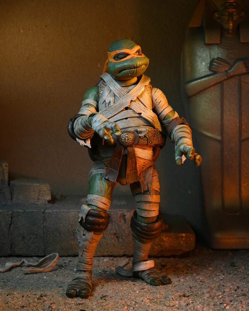 NECA - Universal Monsters X TMNT - Ultimate Michelangelo Mummy 7" Action Figure (Pre-Order Ships October) Mego NECA - Universal Monsters X TMNT - Ultimate Michelangelo Mummy 7" Action Figure (Pre-Order Ships October) Mego