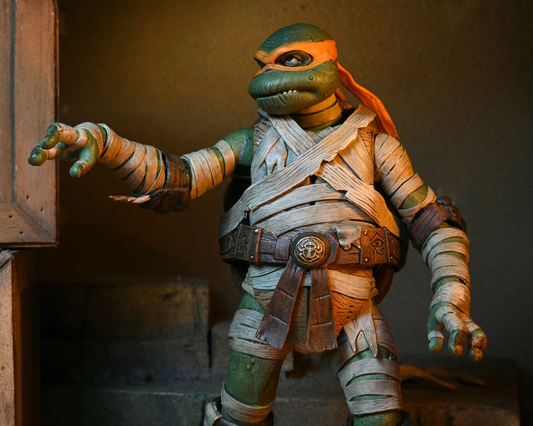 NECA - Universal Monsters X TMNT - Ultimate Michelangelo Mummy 7" Action Figure (Pre-Order Ships October) Mego NECA - Universal Monsters X TMNT - Ultimate Michelangelo Mummy 7" Action Figure (Pre-Order Ships October) Mego