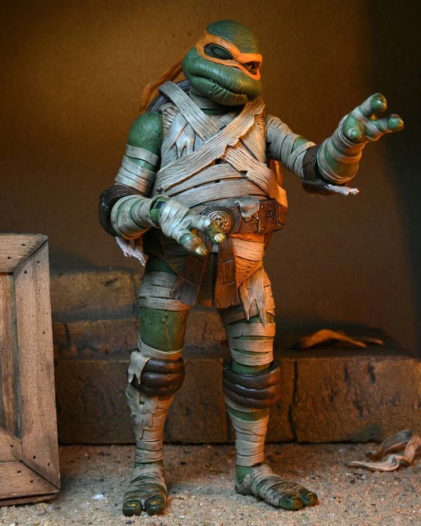 NECA - Universal Monsters X TMNT - Ultimate Michelangelo Mummy 7" Action Figure (Pre-Order Ships October) Mego NECA - Universal Monsters X TMNT - Ultimate Michelangelo Mummy 7" Action Figure (Pre-Order Ships October) Mego