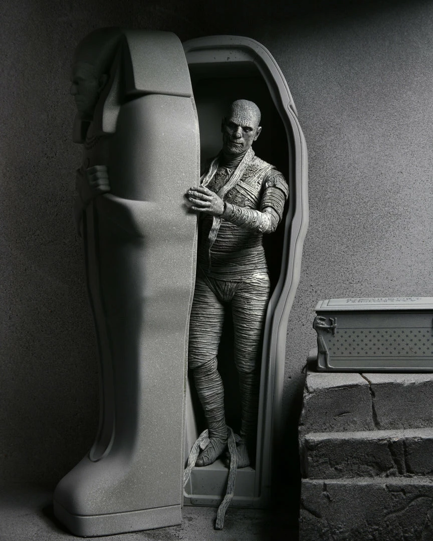 NECA - Universal Monsters - Ultimate Mummy (B&W) 7" Action Figure (Pre-Order Ships June) Mego NECA - Universal Monsters - Ultimate Mummy (B&W) 7" Action Figure (Pre-Order Ships June) Mego