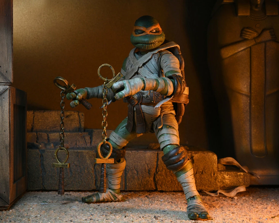 NECA - Universal Monsters X TMNT - Ultimate Michelangelo Mummy 7" Action Figure (Pre-Order Ships October) Mego NECA - Universal Monsters X TMNT - Ultimate Michelangelo Mummy 7" Action Figure (Pre-Order Ships October) Mego