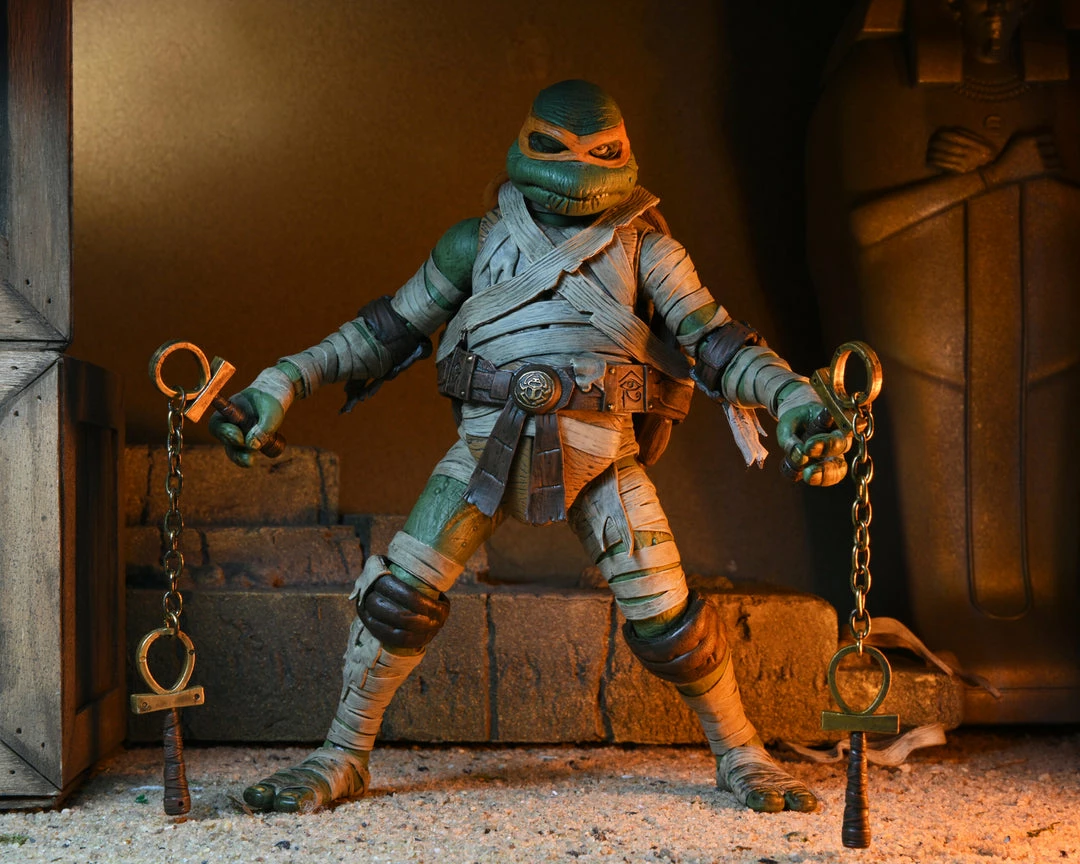 NECA - Universal Monsters X TMNT - Ultimate Michelangelo Mummy 7" Action Figure (Pre-Order Ships October) Mego NECA - Universal Monsters X TMNT - Ultimate Michelangelo Mummy 7" Action Figure (Pre-Order Ships October) Mego