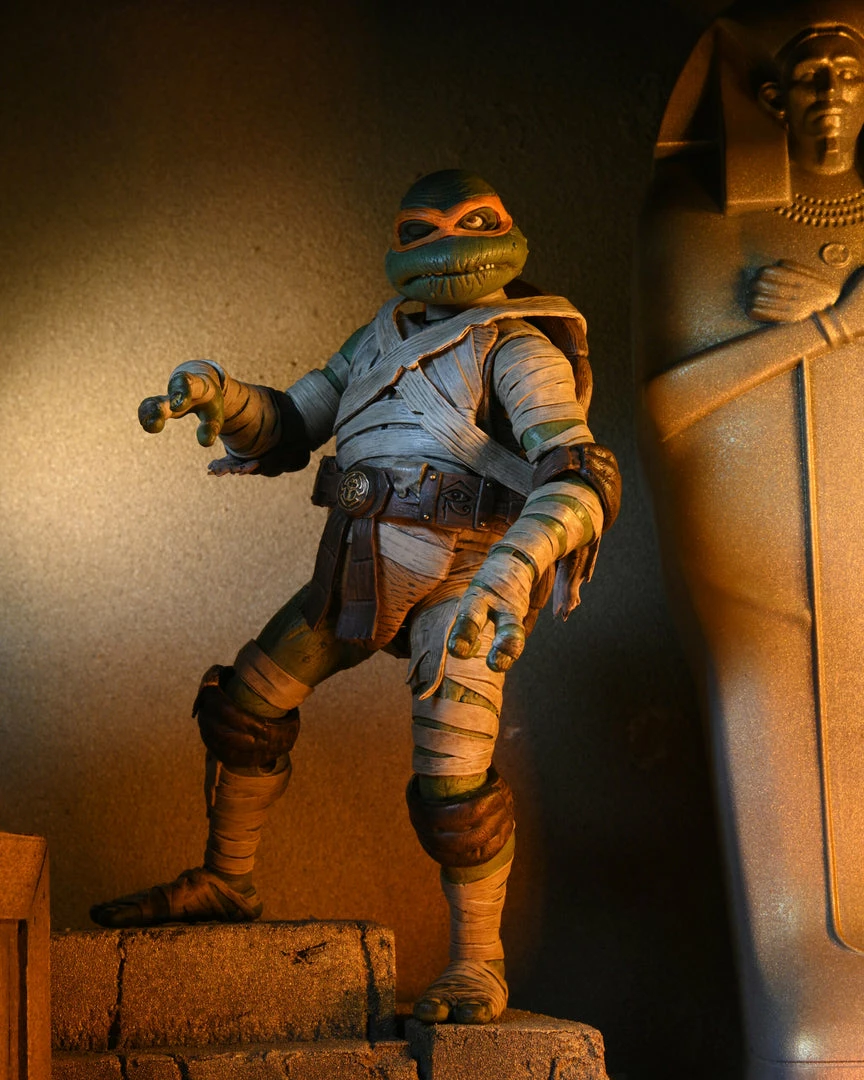 NECA - Universal Monsters X TMNT - Ultimate Michelangelo Mummy 7" Action Figure (Pre-Order Ships October) Mego NECA - Universal Monsters X TMNT - Ultimate Michelangelo Mummy 7" Action Figure (Pre-Order Ships October) Mego