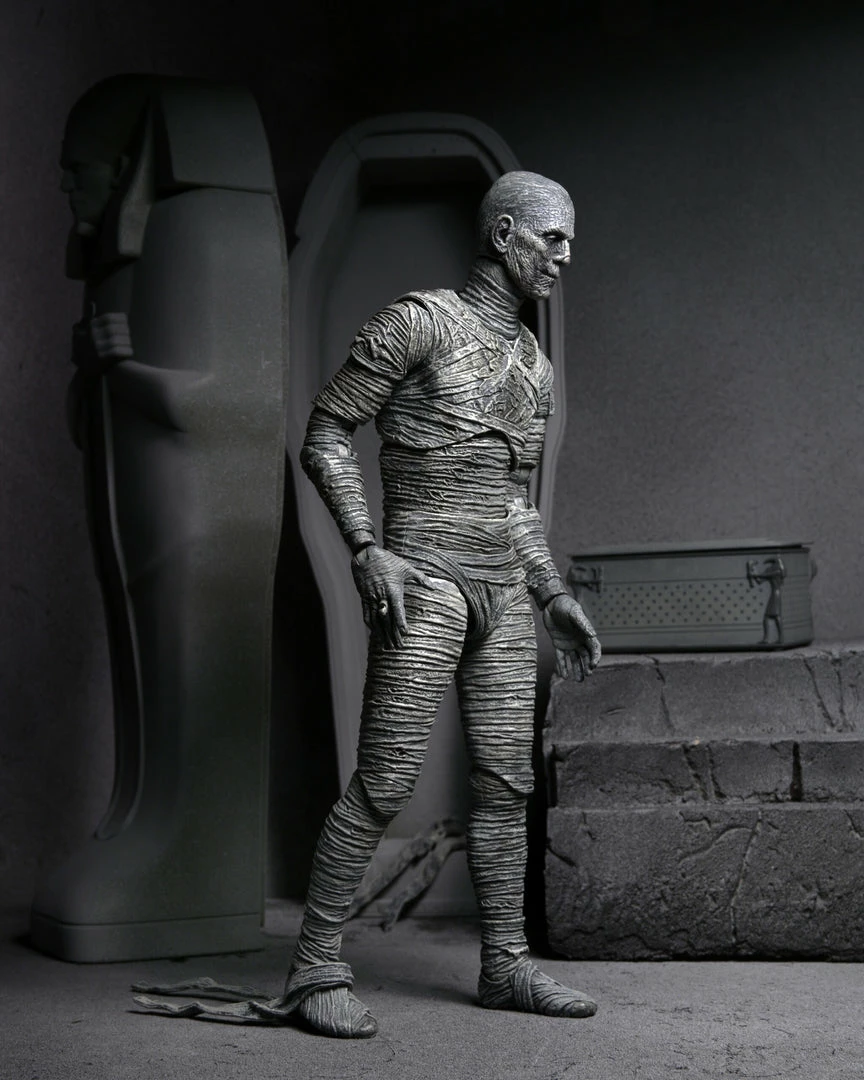 NECA - Universal Monsters - Ultimate Mummy (B&W) 7" Action Figure (Pre-Order Ships June) Mego NECA - Universal Monsters - Ultimate Mummy (B&W) 7" Action Figure (Pre-Order Ships June) Mego