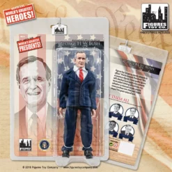Figures Toy Company Presidents - George H. W. Bush (Blue Suit) 8" Action Figure