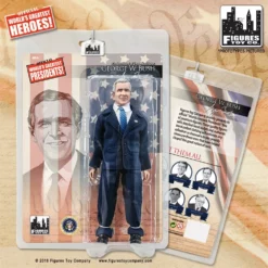 Figures Toy Company Presidents - George W. Bush (Blue Suit) 8" Action Figure