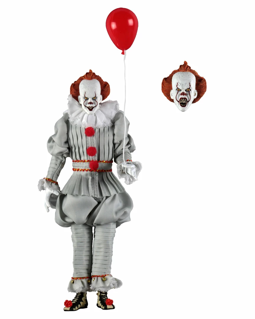 NECA - IT (2017) - Pennywise 8" Clothed Action Figure NECA - IT (2017) - Pennywise 8" Clothed Action Figure