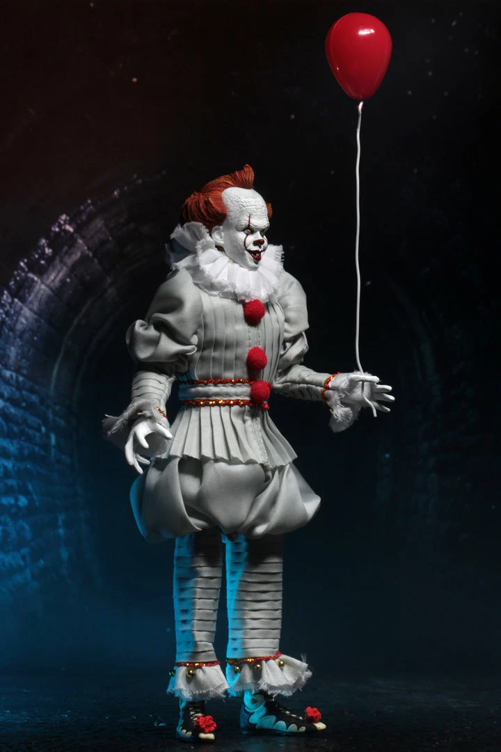 NECA - IT (2017) - Pennywise 8" Clothed Action Figure NECA - IT (2017) - Pennywise 8" Clothed Action Figure