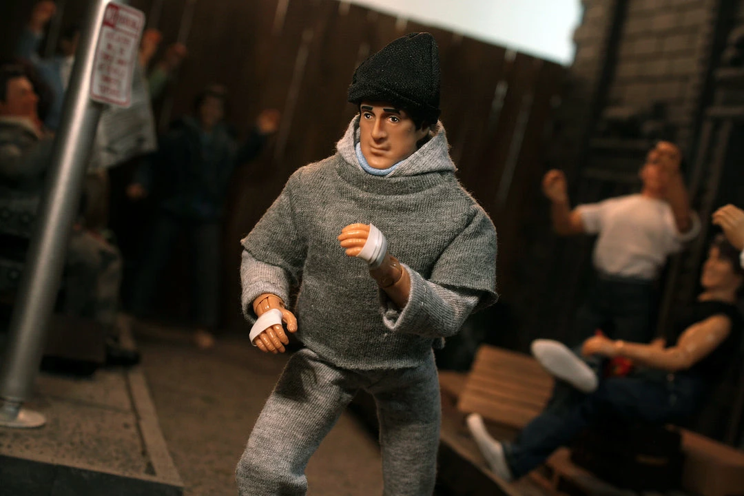 ZLC MEGO Exclusive Rocky Balboa In Training Sweatsuit 8" Action Figure All Mego ZLC MEGO Exclusive Rocky Balboa In Training Sweatsuit 8" Action Figure All Mego