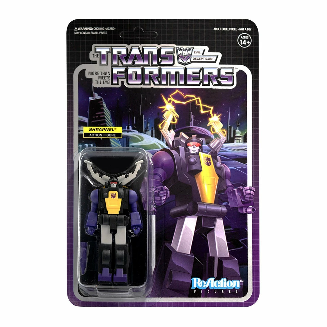 Super 7 Transformers ReAction Figure - Shrapnel Super 7 Transformers ReAction Figure - Shrapnel