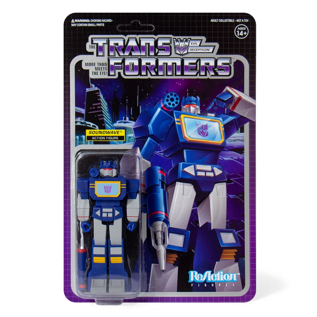 Super 7 Transformers ReAction Figure - Soundwave Super 7 Transformers ReAction Figure - Soundwave