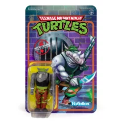 Super 7 Teenage Mutant Ninja Turtles ReAction Figure - Rocksteady