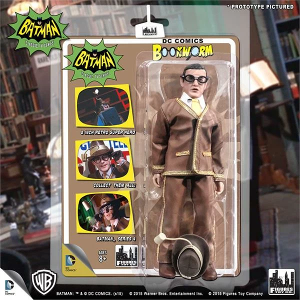 Figures Toy Company Batman Classic TV Series - Bookworm 8" Action Figure Figures Toy Company Batman Classic TV Series - Bookworm 8" Action Figure