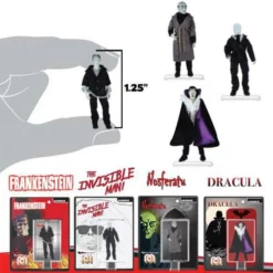 World's Smallest MEGO Horror Set Of 4 Micro Action Figures 4 World's Smallest MEGO Horror Set Of 4 Micro Action Figures