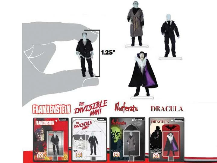 World's Smallest MEGO Horror Set Of 4 Micro Action Figures World's Smallest MEGO Horror Set Of 4 Micro Action Figures